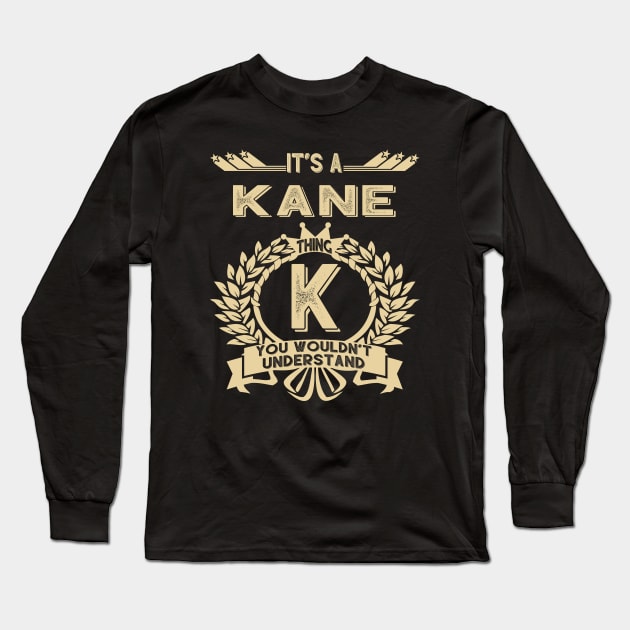 Kane Long Sleeve T-Shirt by GrimdraksJokes